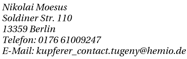 Impressum Kontaktdaten